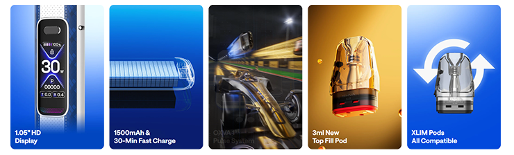 Kľúčové vlastnosti prístroja Oxva xlim pro3